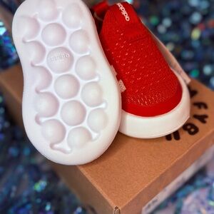 Adidas Bubblecomfy Kids Bright Red Sneakers